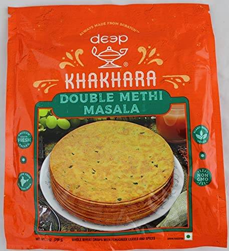 Order Deep Double Methi Khakhra food online from New Rotikaa Foods store, Iselin on bringmethat.com