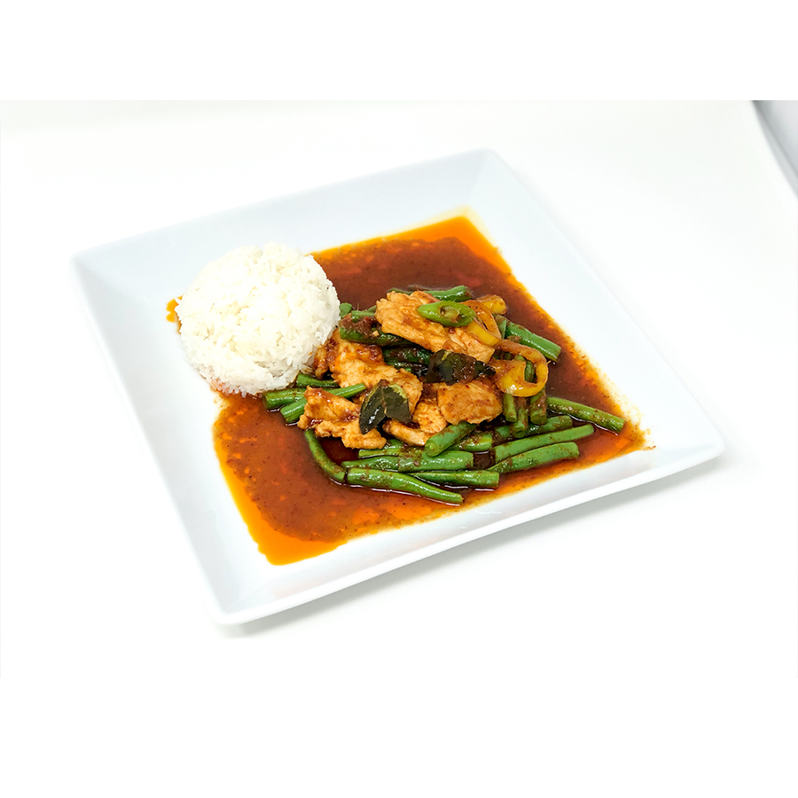 Order 37. Prig King food online from Garnjana Thai Restaurant store, Fredericksburg on bringmethat.com
