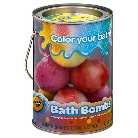 Order Crayola® 8-Count Bath Bomb Bucket food online from Bed Bath & Beyond store, Palm Desert on bringmethat.com