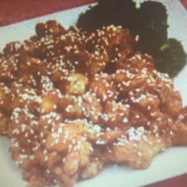 Order Sesame Chicken with Hot Garlic Sauce food online from China Moon store, Miami Beach on bringmethat.com