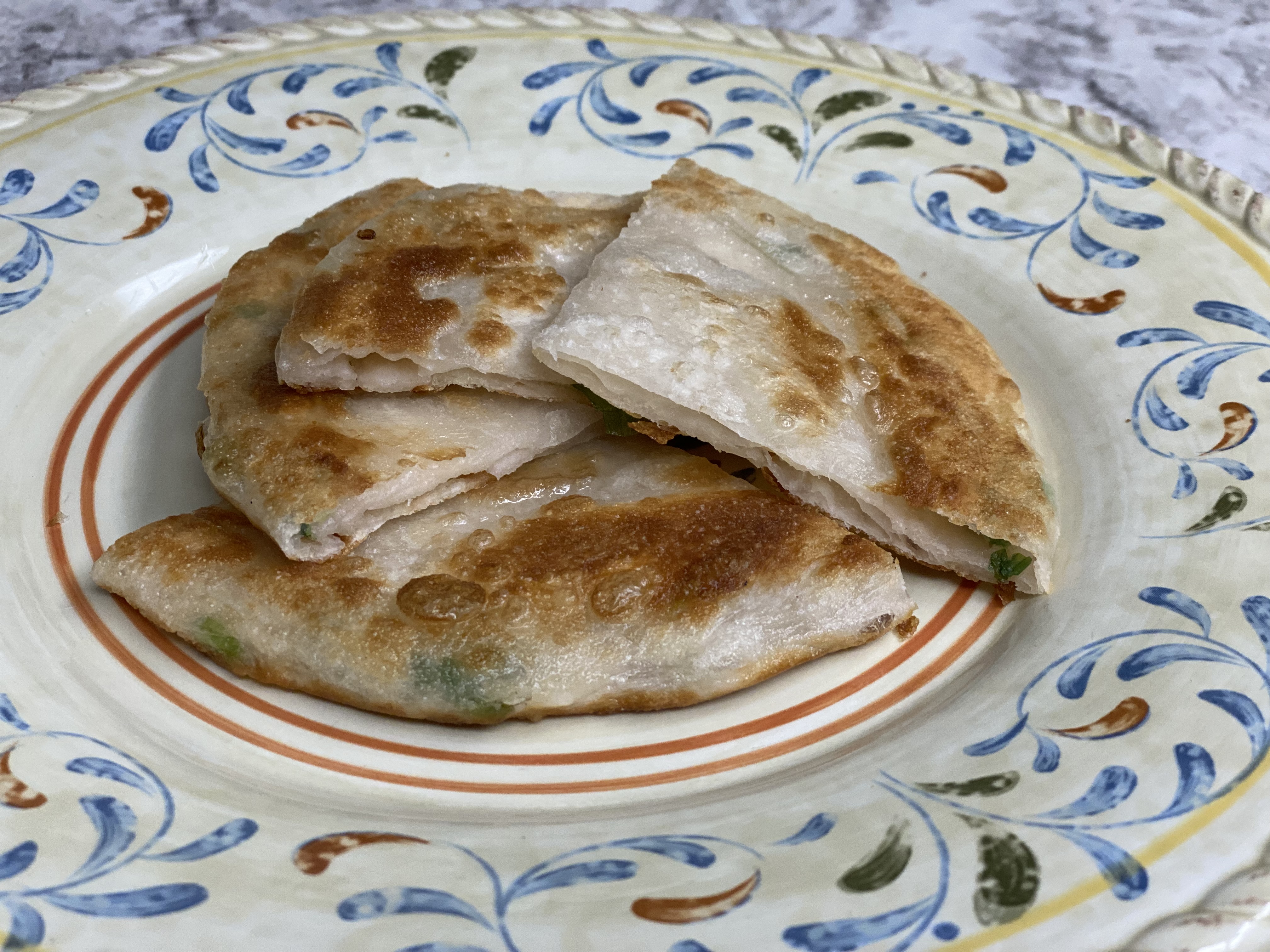 Order SN12. Scallion Pancake 蔥油餅 food online from Uncle Chen Primetime store, State College on bringmethat.com