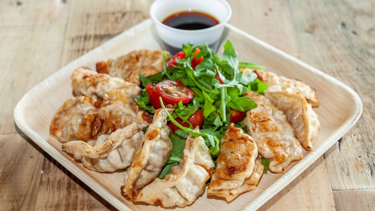 Order Chicken Potstickers food online from Peconic County Brewing store, Riverhead on bringmethat.com