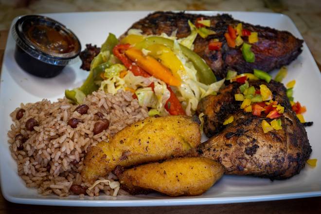 Order Jerk chicken food online from 876 Nyamminz Jamaican Cuisine store, Marietta on bringmethat.com