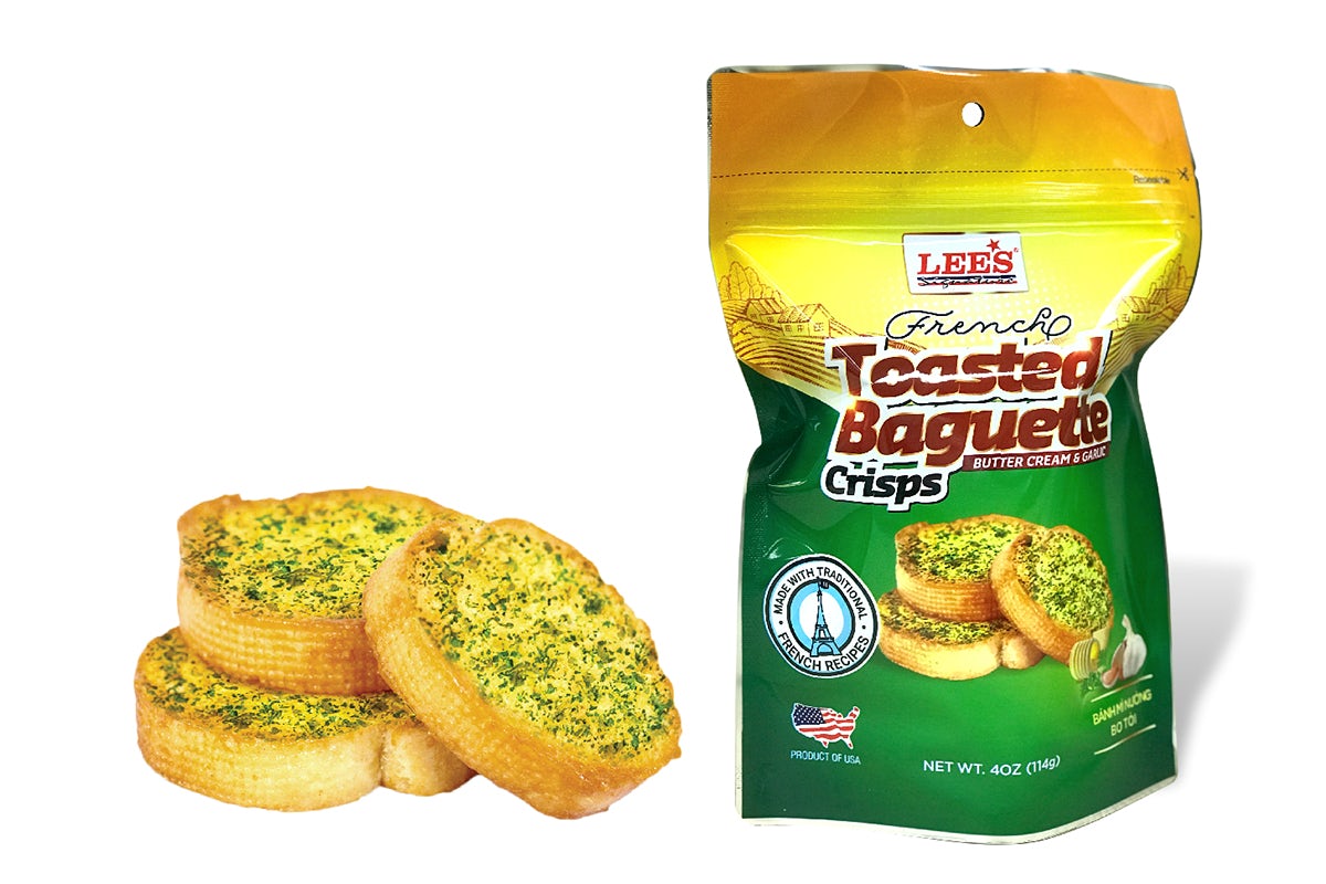 Order Toasted Garlic Baguettes 4oz food online from Lee Sandwiches store, Peoria on bringmethat.com