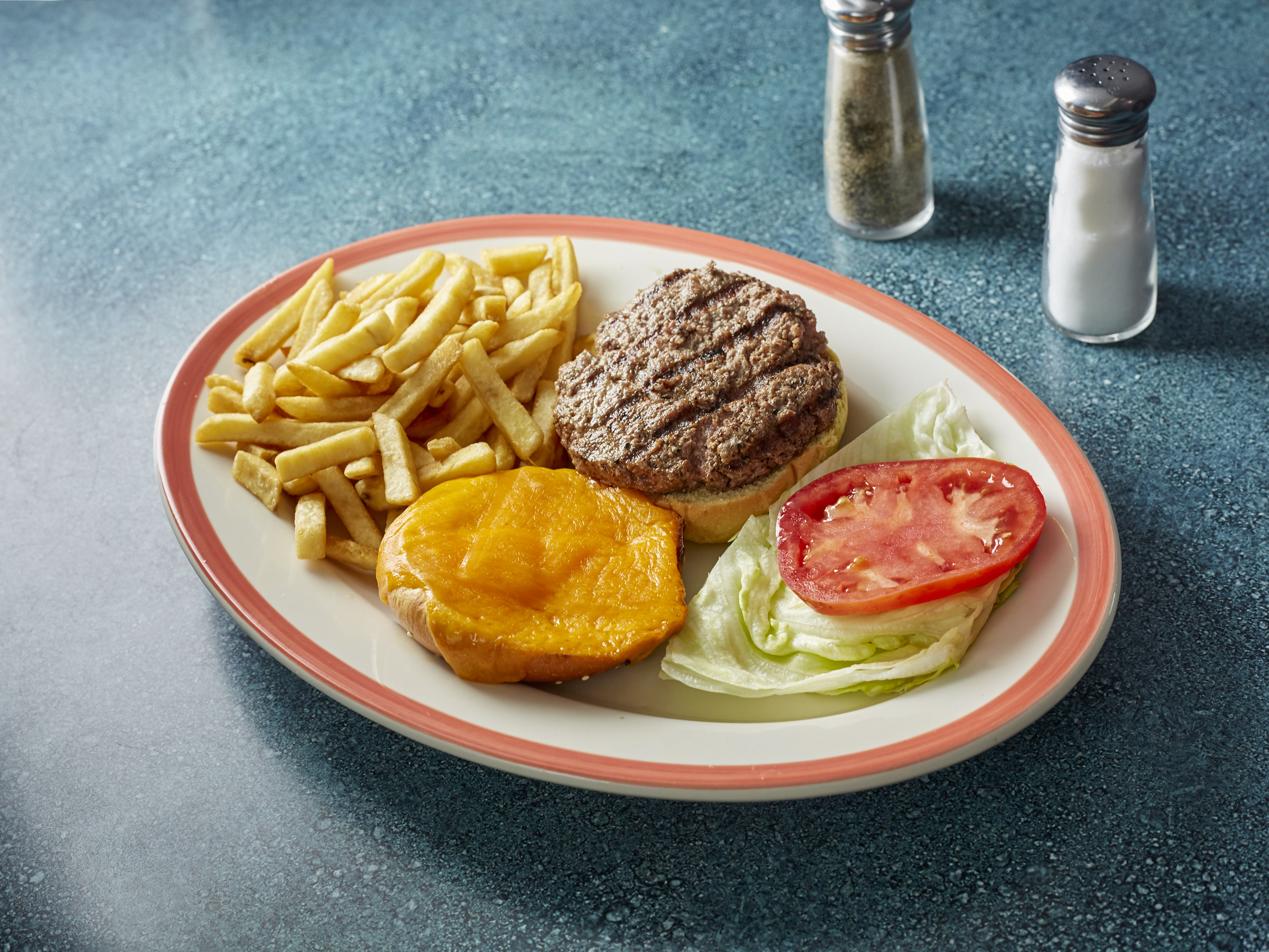 Order Cheese Burger food online from DELRAY DINER store, Marietta on bringmethat.com