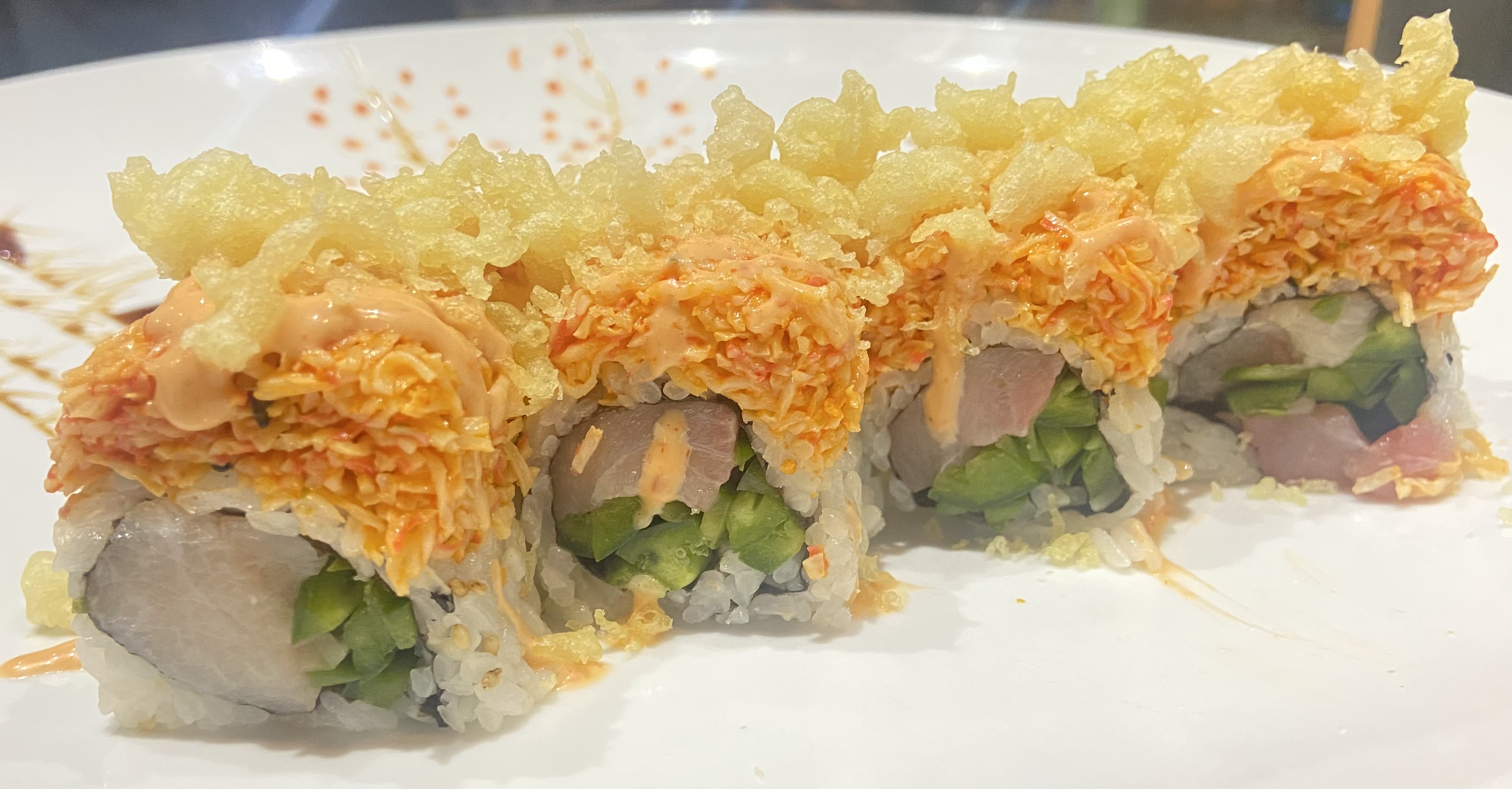 Order H31. Crazy Boy Roll food online from Soho Sushi store, Grand Rapids on bringmethat.com