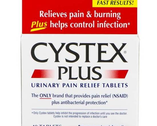 Order Cystex Urinary Pain Relief 40 ct food online from McLean Ave Pharmacy store, Yonkers on bringmethat.com