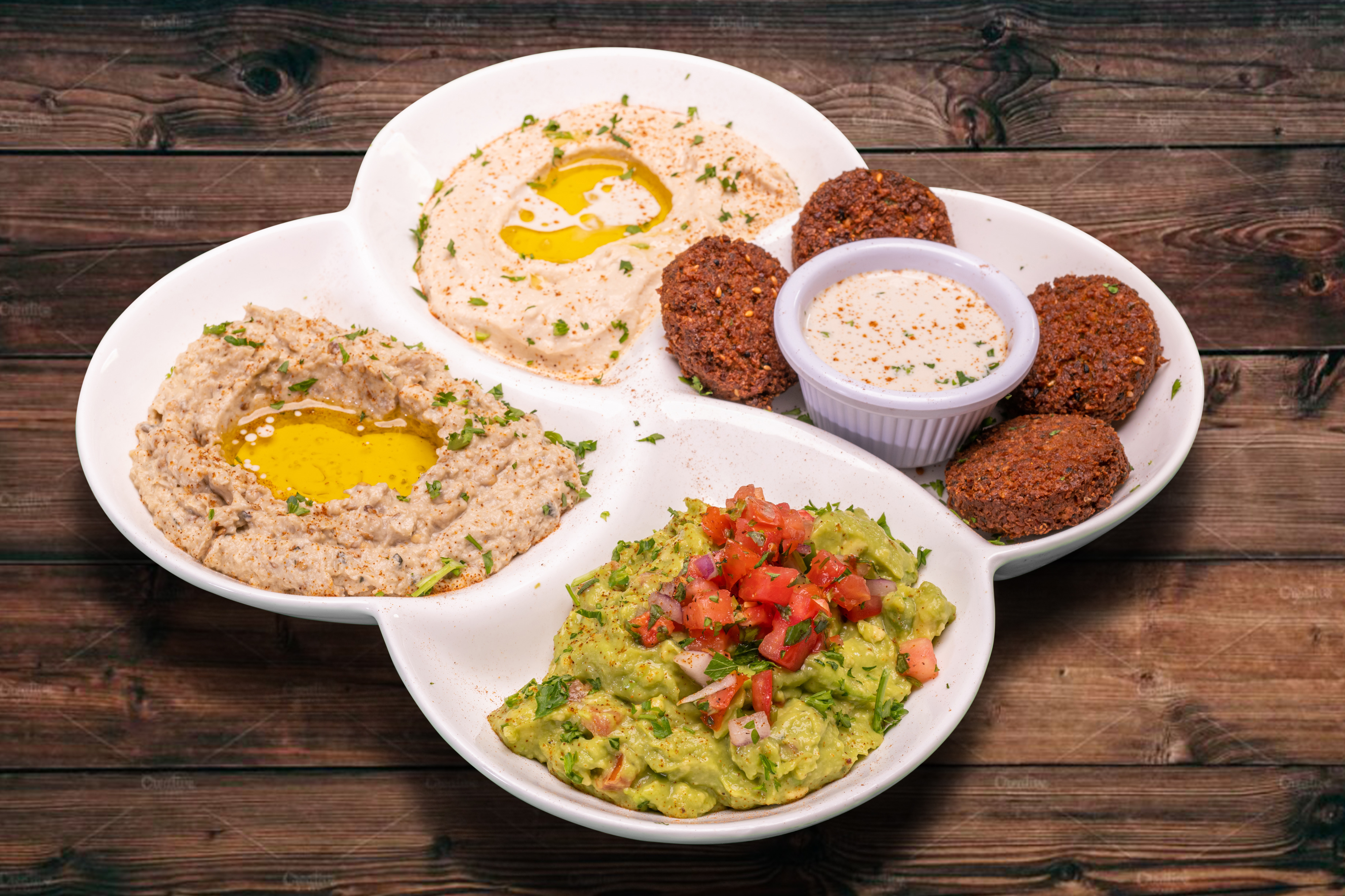 Order Mixed Dip Plate food online from Society Pb store, San Diego on bringmethat.com