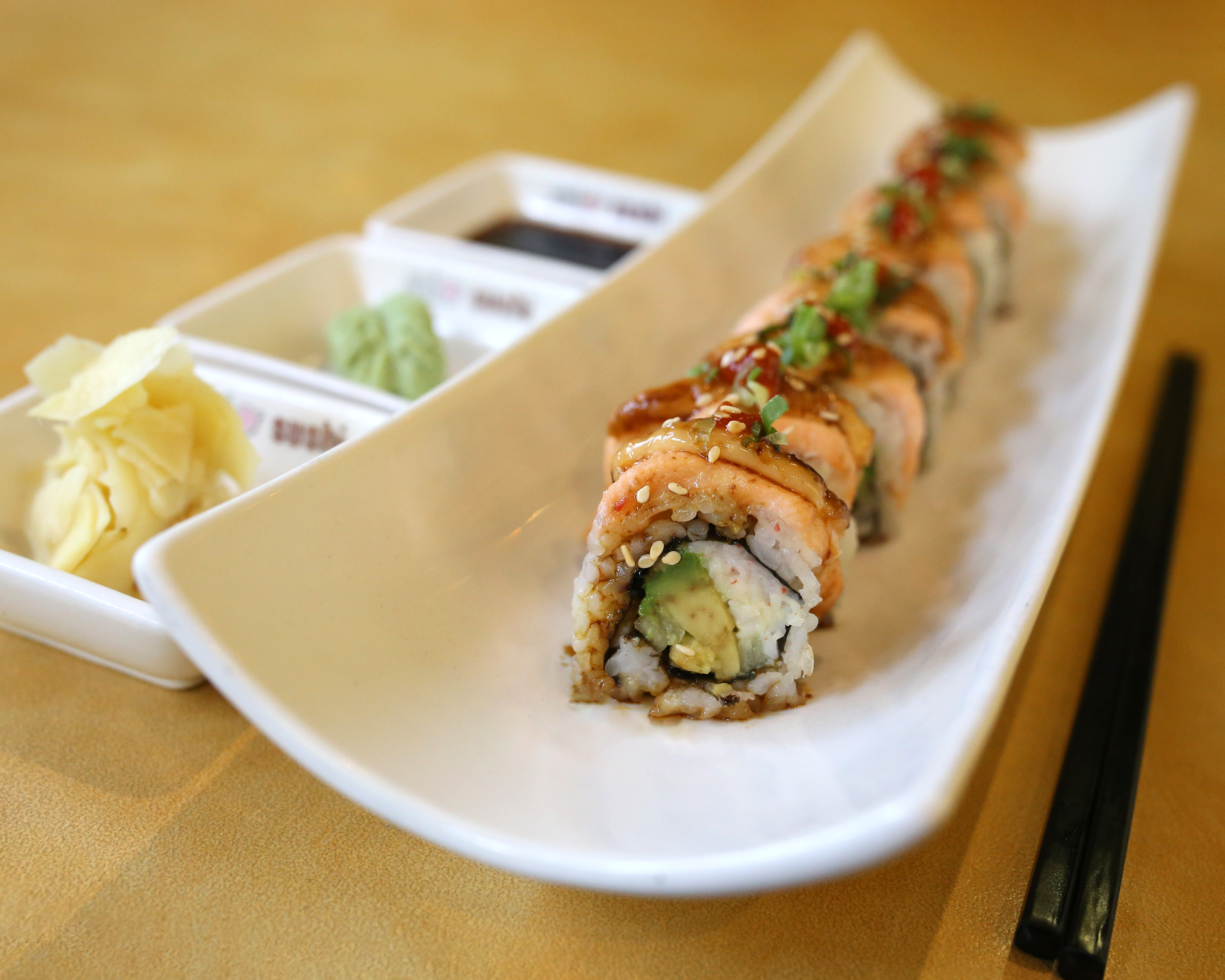 Order Mt. Rainier Roll food online from Mio Sushi store, Beaverton on bringmethat.com