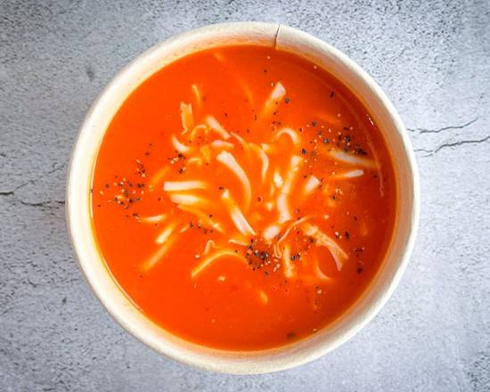 Order Tomato and Roasted Red Bell Pepper Soup food online from Sumac store, San Francisco on bringmethat.com