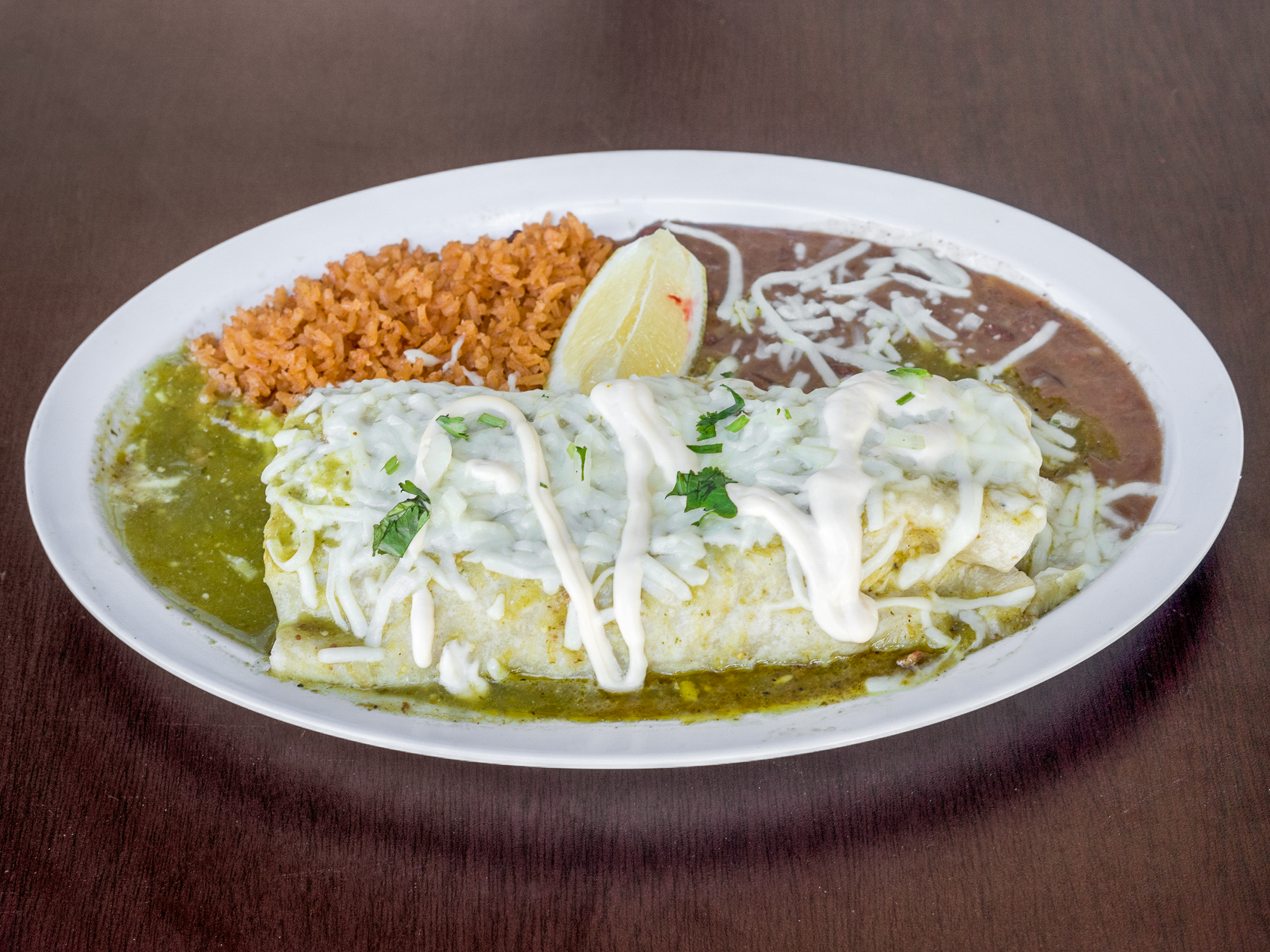 Order Wet Burrito food online from Ana Restaurant store, Fowler on bringmethat.com