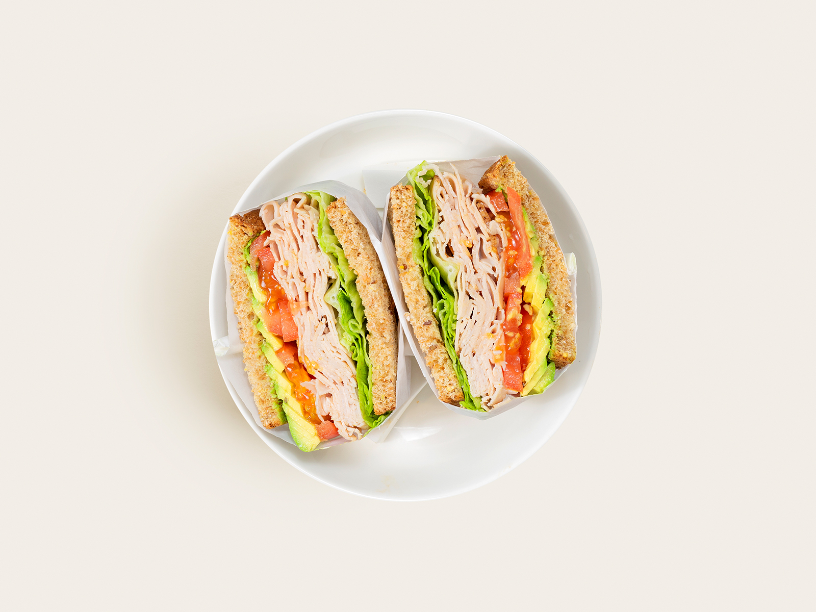 Order Turkey Sandwich food online from Power Lunch store, Santa Clara on bringmethat.com
