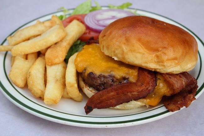 Order Bacon Cheddar Burger food online from Brents Deli store, Westlake Village on bringmethat.com