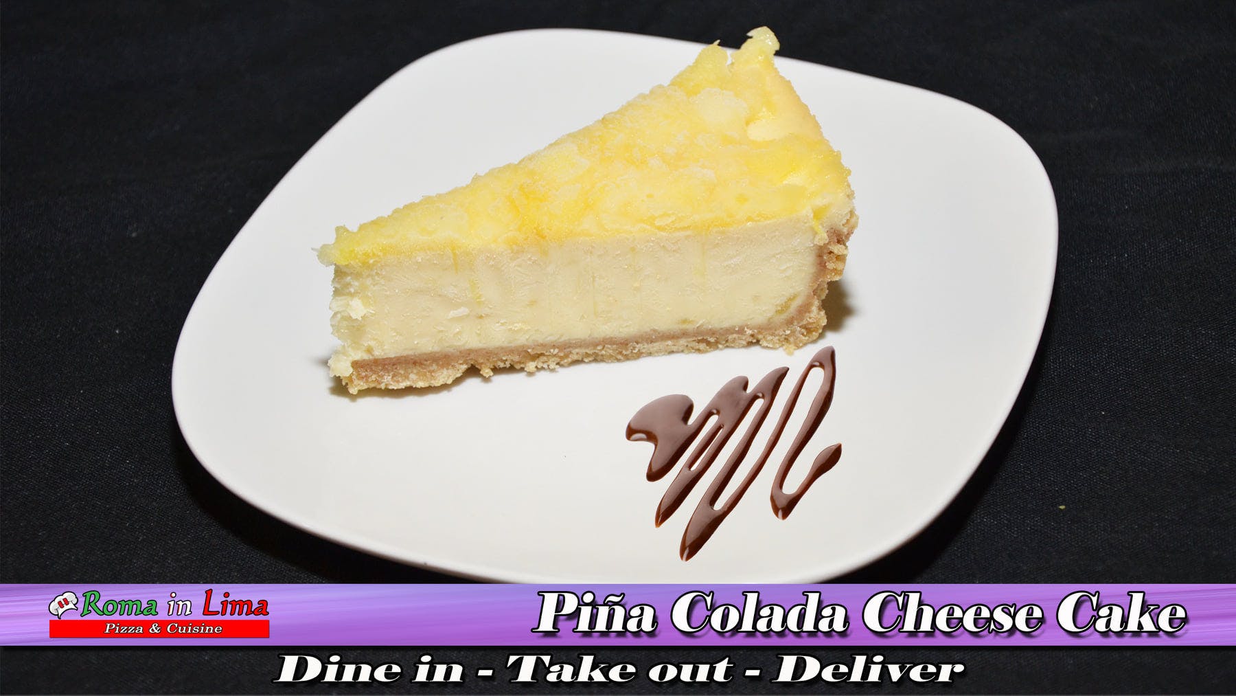 Order New York Cheesecake - Dessert food online from Roma In Lima Pizza & Cuisine store, Immokalee on bringmethat.com