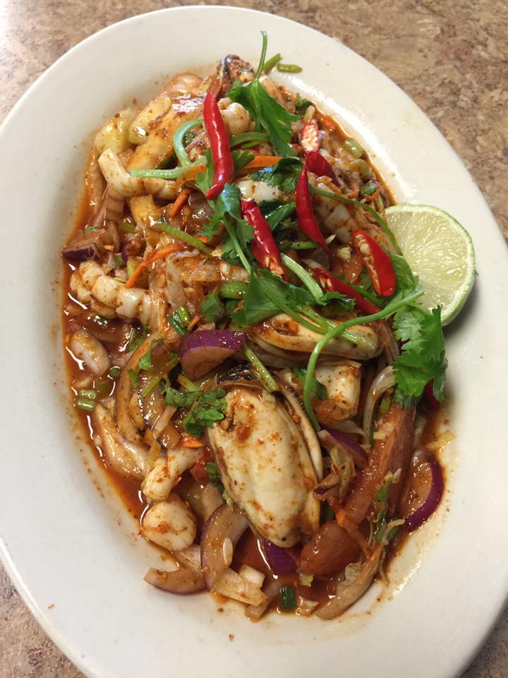 Order 26. Yum Seafood food online from Emerald Thai Restaurant store, Lakeland on bringmethat.com