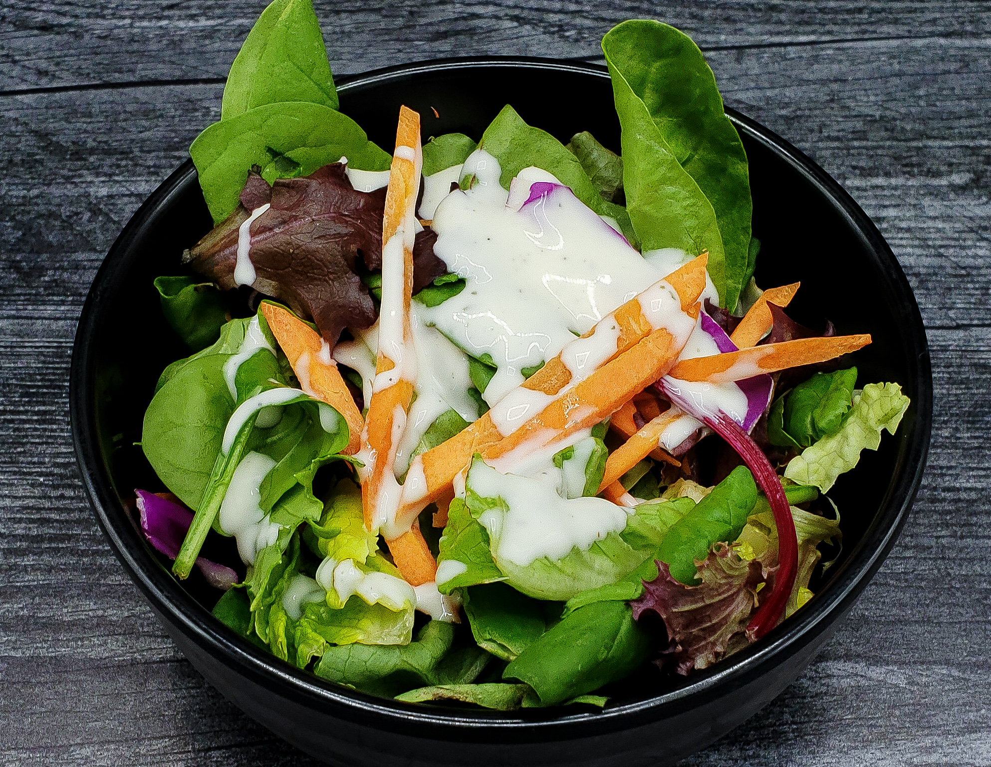 Order Small Salad W/ Ranch food online from Sizzle Mongolian Grill store, Chandler on bringmethat.com