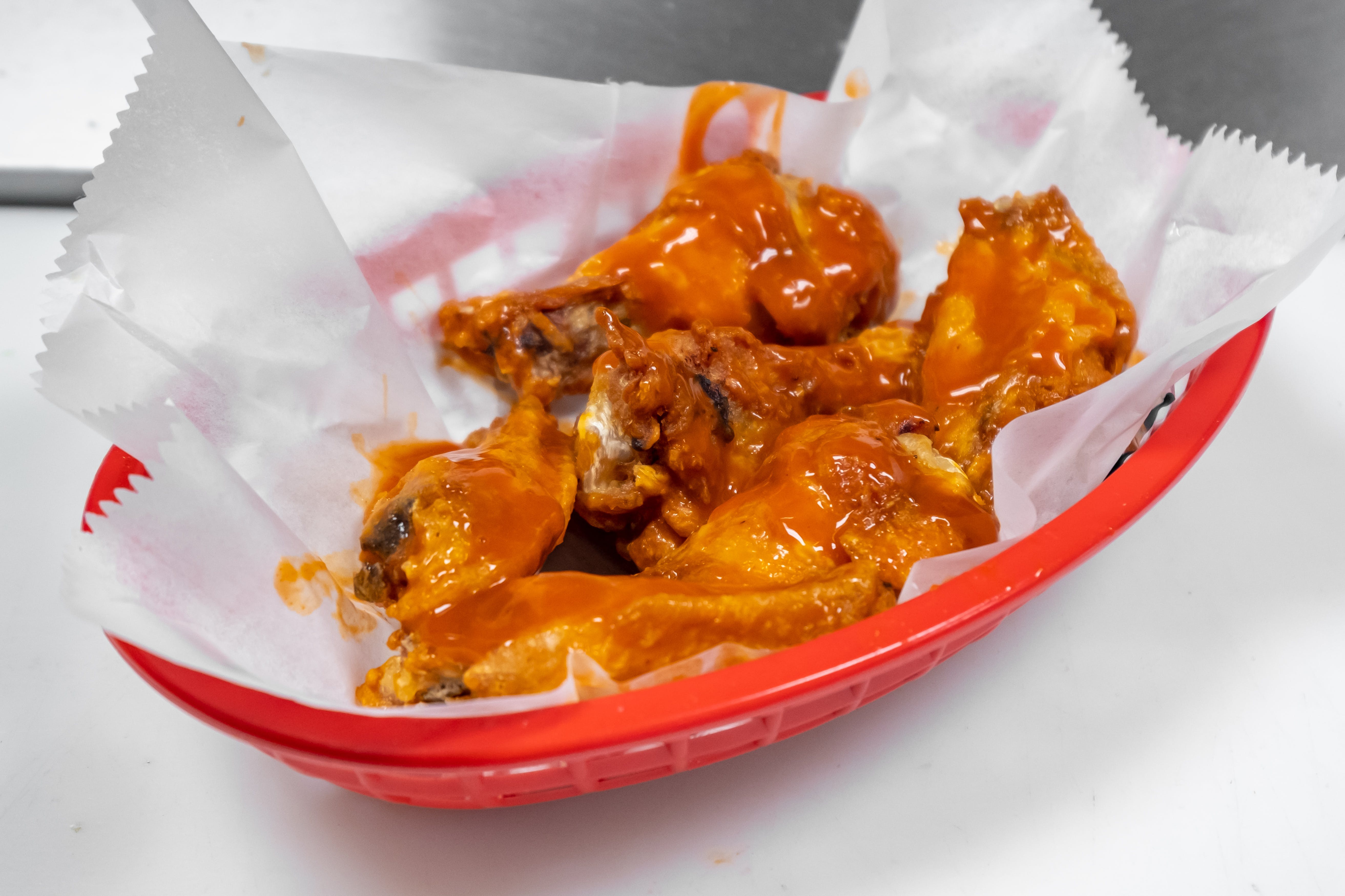 Order Bone In Wings - 6 Pieces food online from Jey Subs & Pizza store, Jessup on bringmethat.com