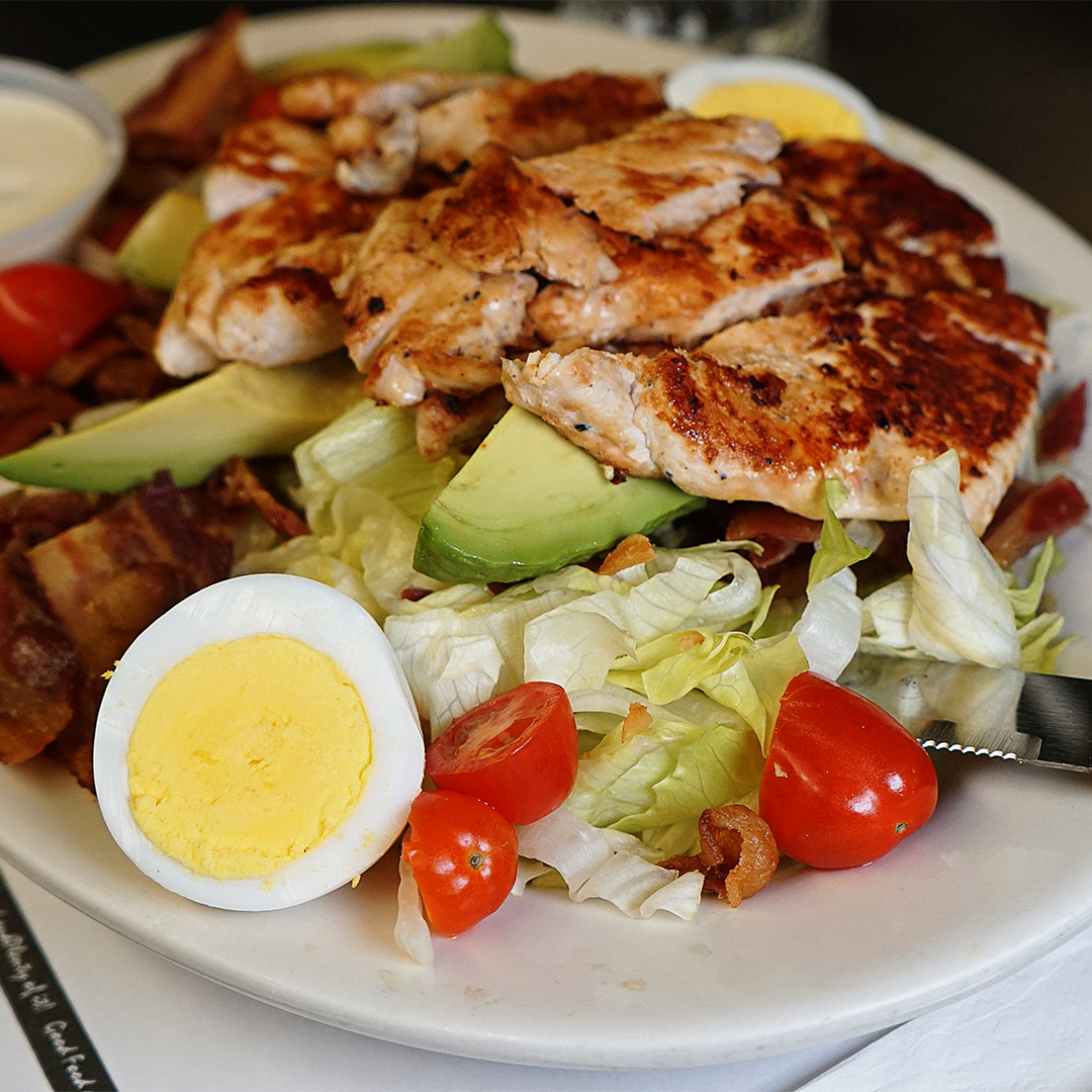 Order Cobb Salad food online from Coach House Diner Restaurant store, North Bergen on bringmethat.com