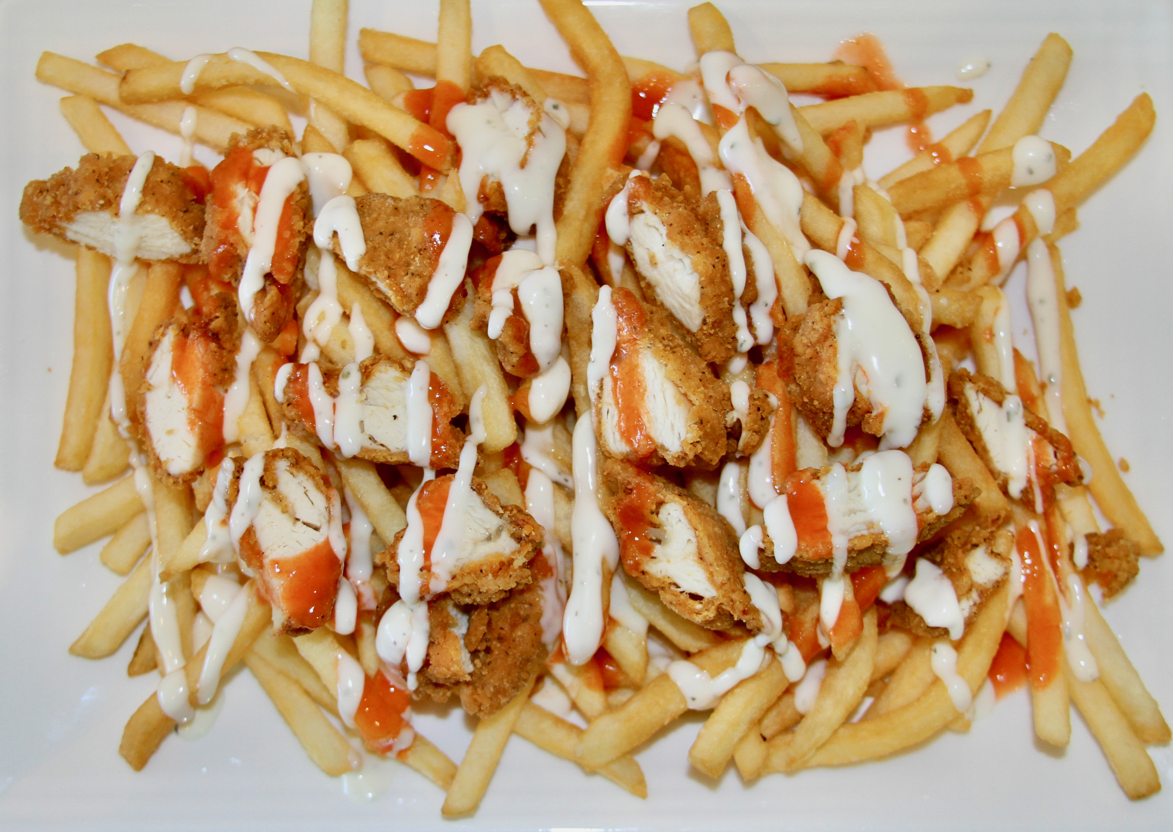 Order Buffalo Ranch Chicken Cheese Fries food online from Rosarito store, Isla Vista on bringmethat.com