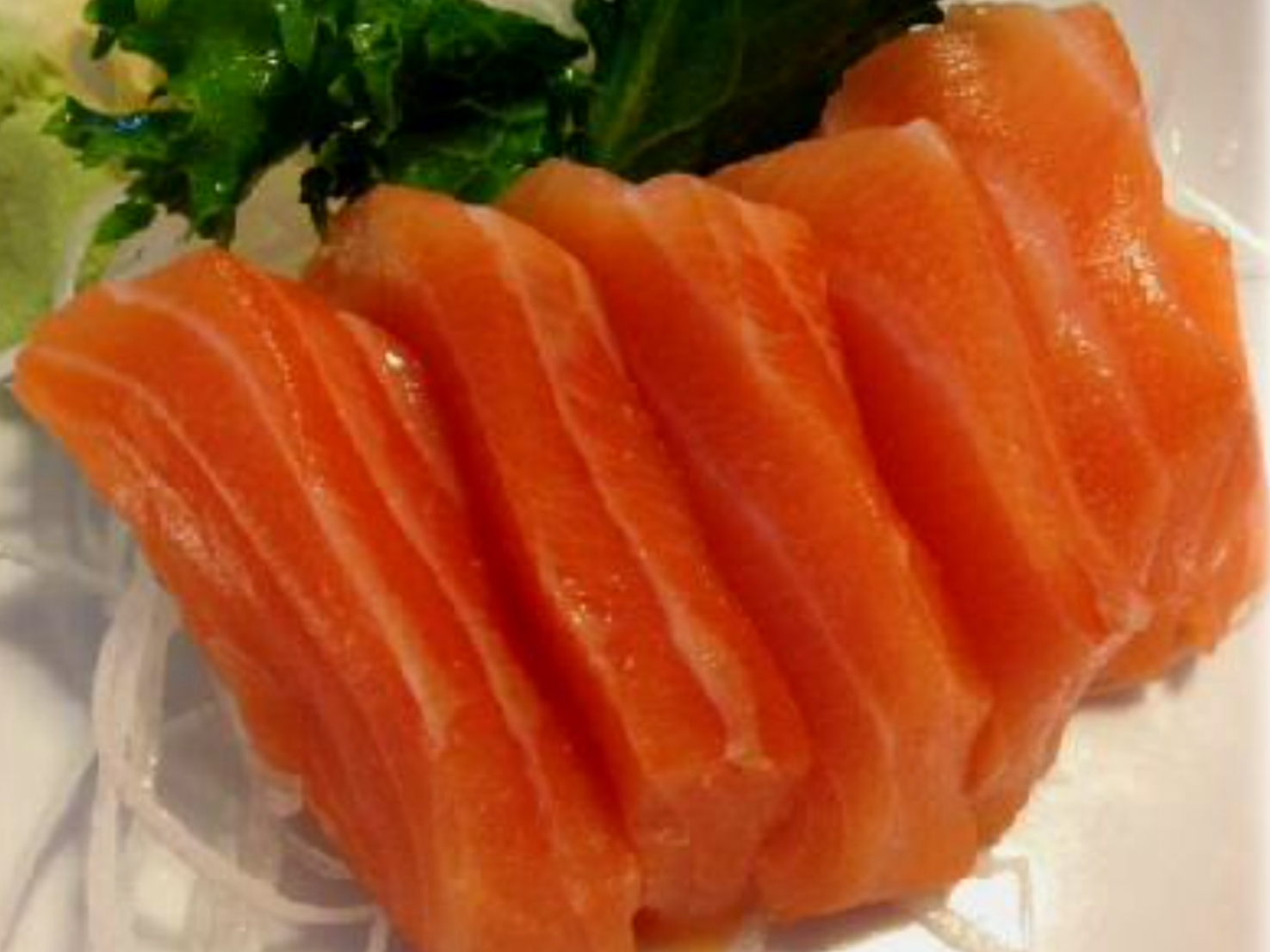 Order Salmon Sashimi(5pcs) food online from Roll Star Sushi store, Anaheim on bringmethat.com