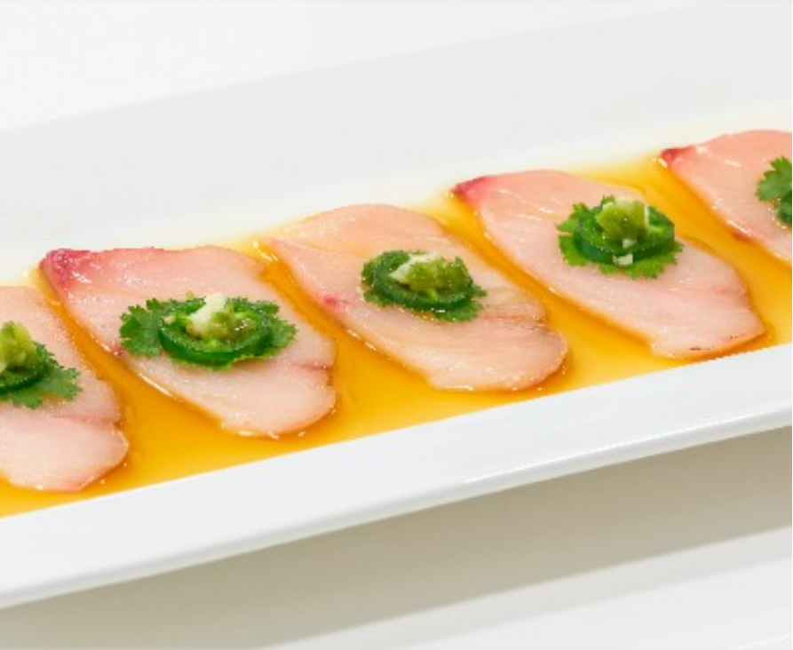 Order Yellowtail Jalapeno Sushi food online from Wave Sushi store, Magnolia on bringmethat.com