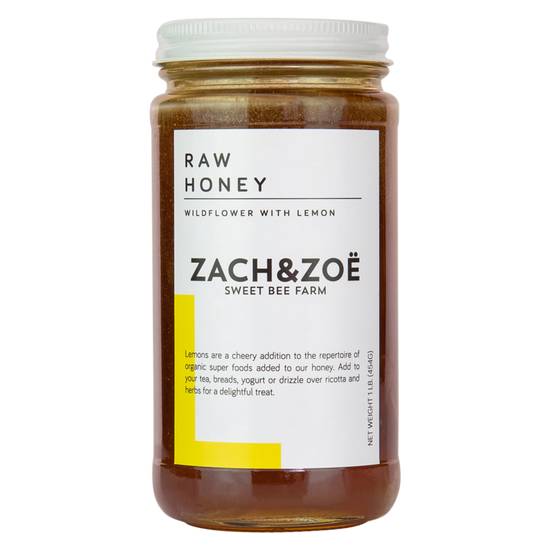 Order Zach & Zoe Wildflower Honey with Lemon 16oz food online from Everyday Needs by Gopuff store, Newark on bringmethat.com