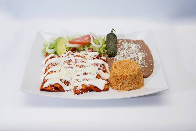 Order Enchiladas food online from Taco Veloz store, Chamblee on bringmethat.com