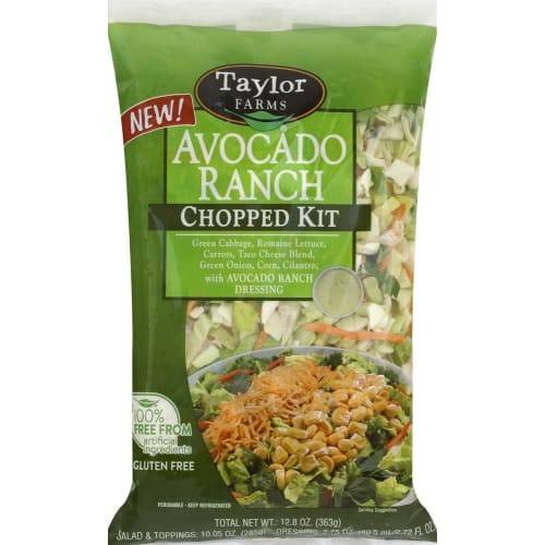 Order Taylor Farms · Avocado Ranch Chopped Salad Kit (12.8 oz) food online from Carrs Express store, Wasilla on bringmethat.com