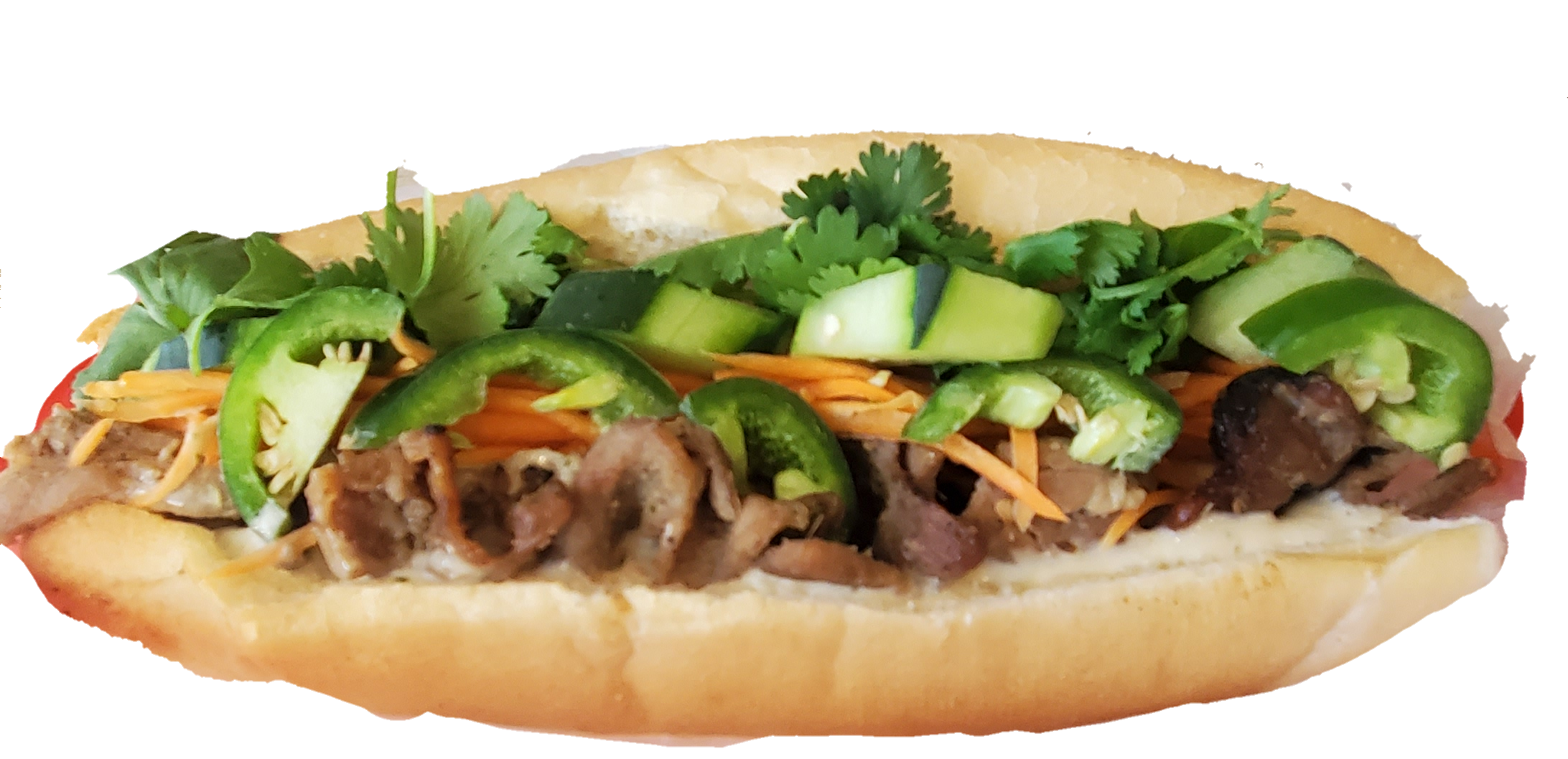 Order Banh Mi Sandwich food online from Moi Vietnamese Grill store, Pflugerville on bringmethat.com