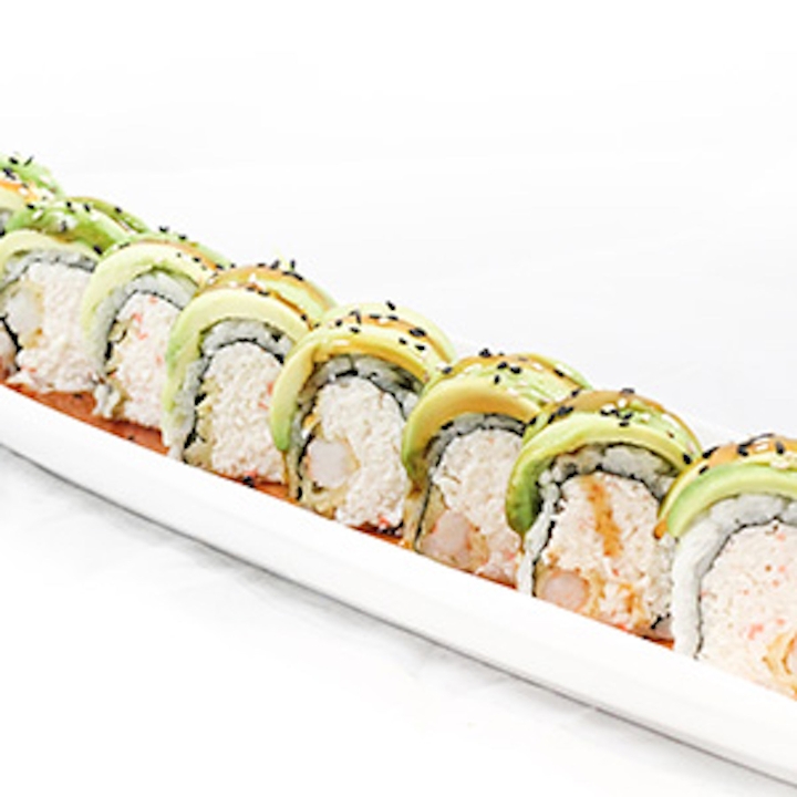 Order Green Dragon Roll food online from Sushi Plus store, Redwood City on bringmethat.com