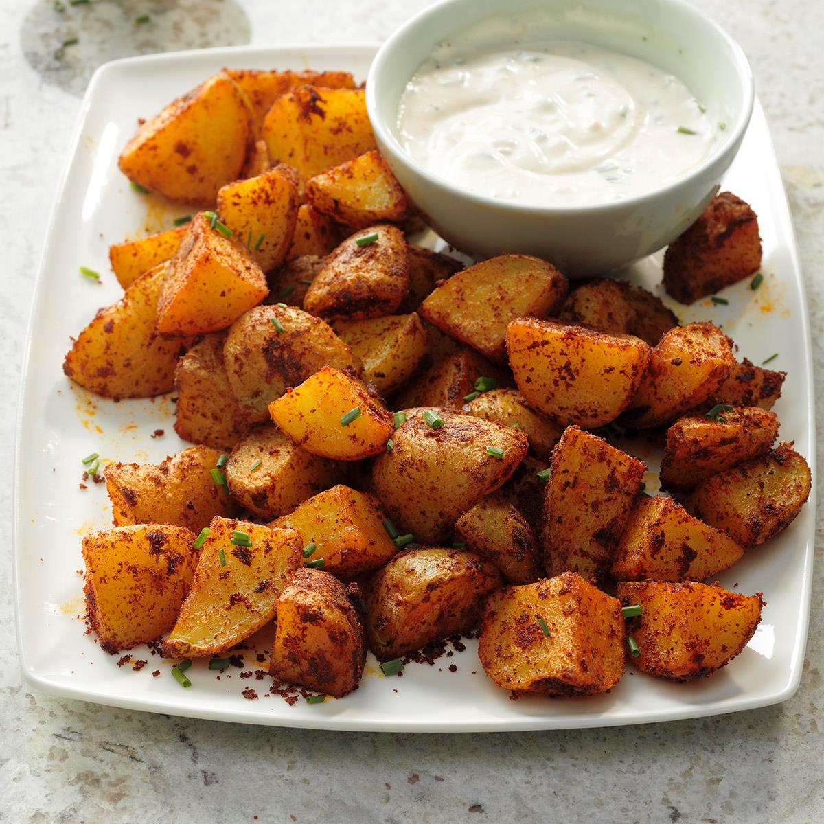 Order Spicy Potatos food online from Indian Street Cafe store, San Jose on bringmethat.com