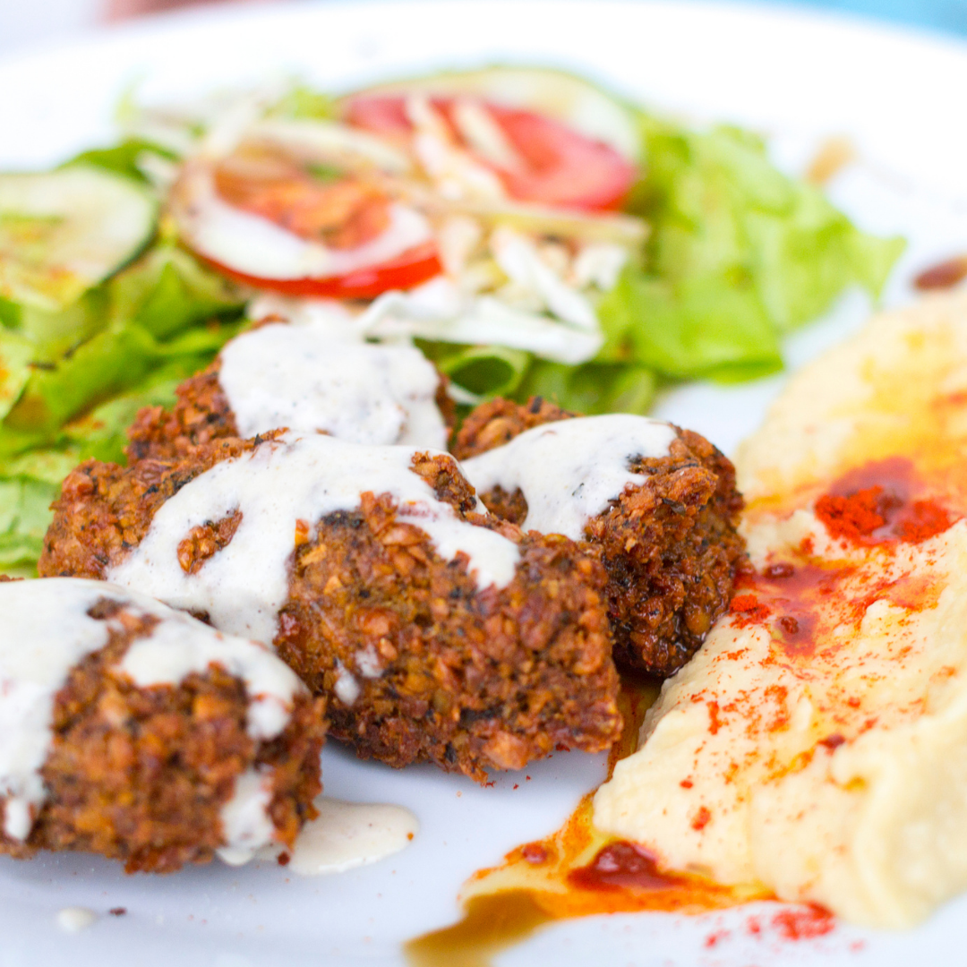 Order Falafel - Plate food online from Gyro Jimmys store, Carle Place on bringmethat.com