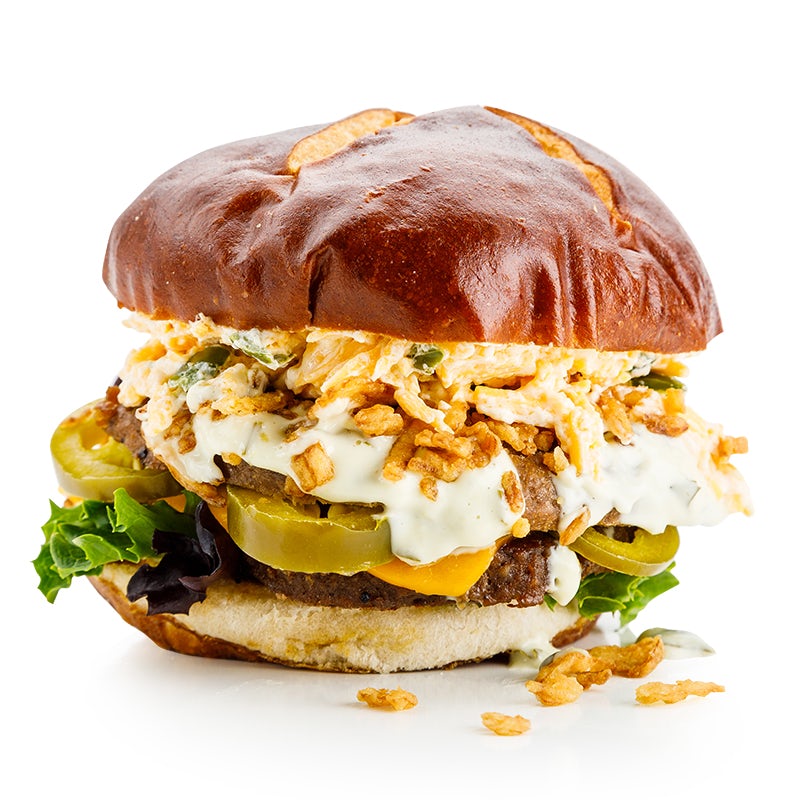 Order Poppin' Jalapeno Burger  food online from Native Foods store, San Diego on bringmethat.com