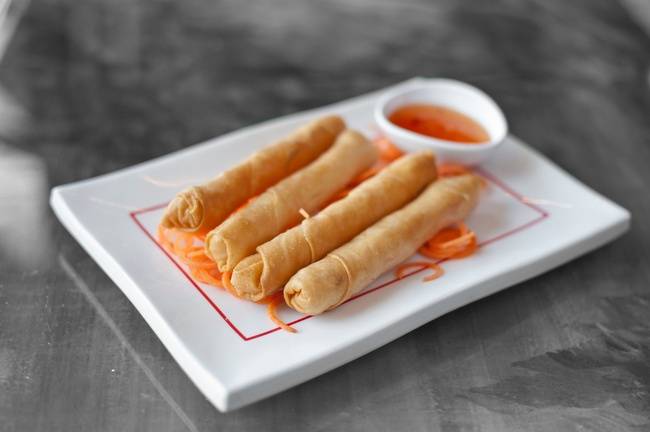 Order 1) Spring Rolls (V) food online from Thai by Thai - Sterling store, Sterling on bringmethat.com