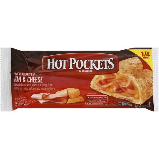 Order Hot Pockets Sandwiches, Ham & Cheese food online from Exxon Food Mart store, Port Huron on bringmethat.com