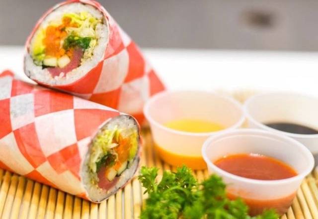 Order Tuna Sushi Burrito food online from Sea Lion Sushi store, Danvers on bringmethat.com