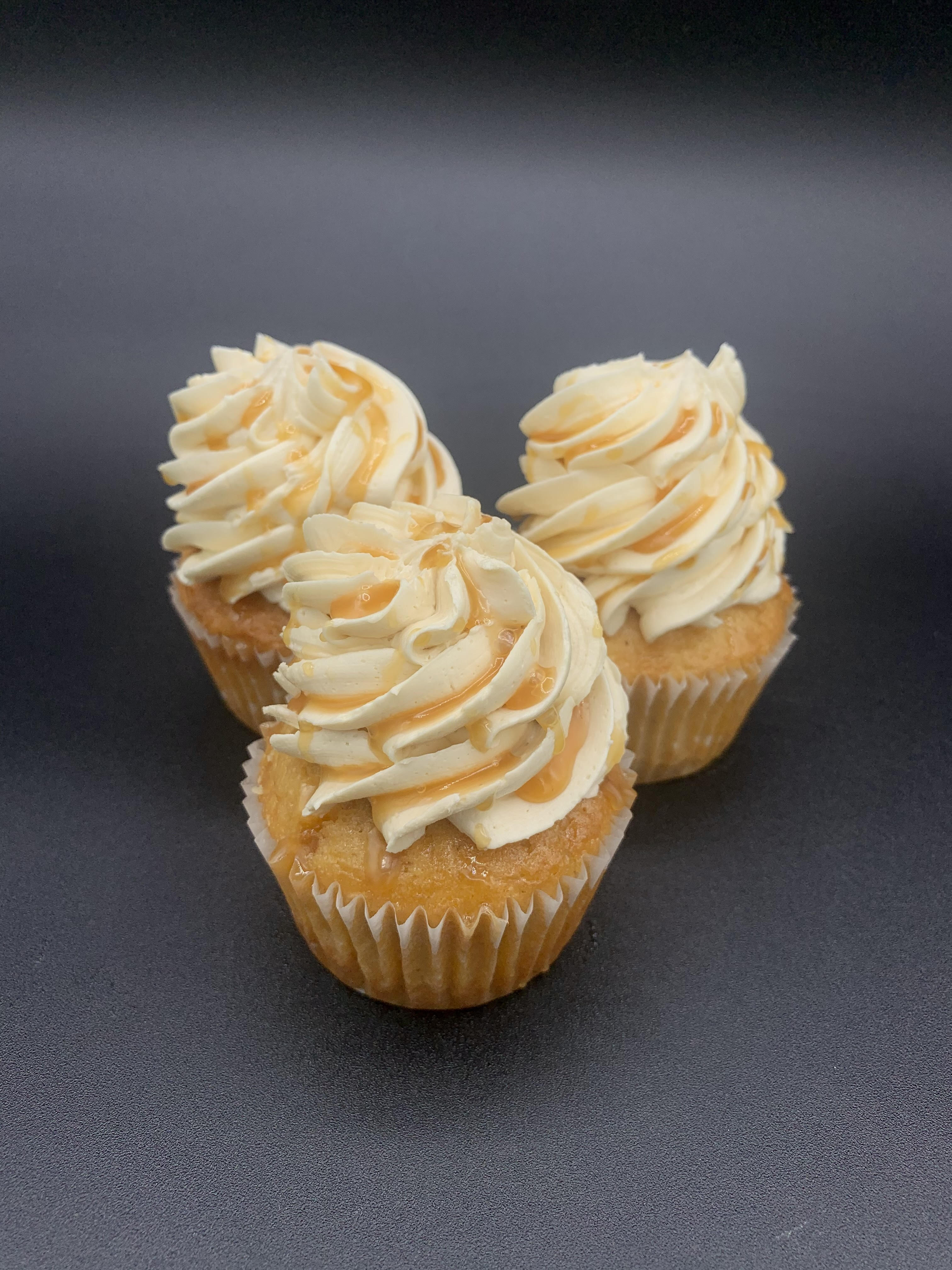 Order Vanilla Caramel Cupcake food online from Sweet Tooth store, Fayetteville on bringmethat.com
