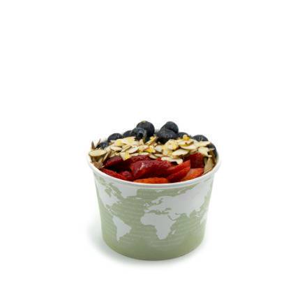 Order Blueberry, Strawberry, and Sliced Almonds Oatmeal Bowl food online from Playa Bowls store, New York on bringmethat.com