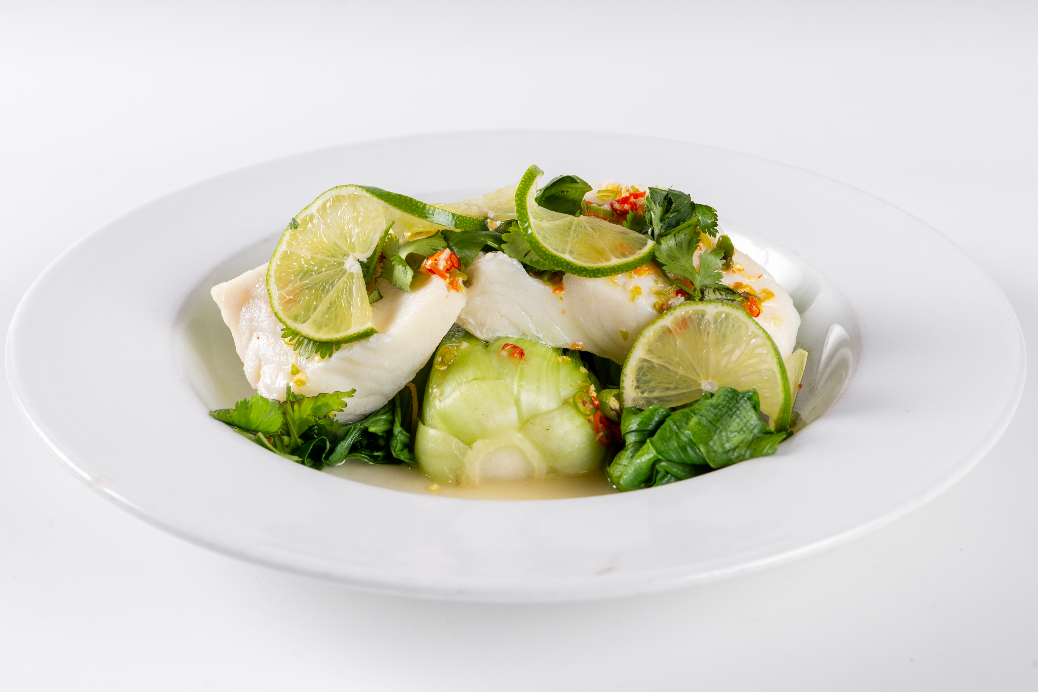 Order Phu Ket Sea Bass Filet food online from Natalee thai cuisine store, Los Angeles on bringmethat.com