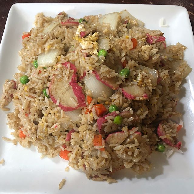 Order BBQ Pork Fried Rice food online from Wanya Thai Restaurant store, Canyon Country on bringmethat.com