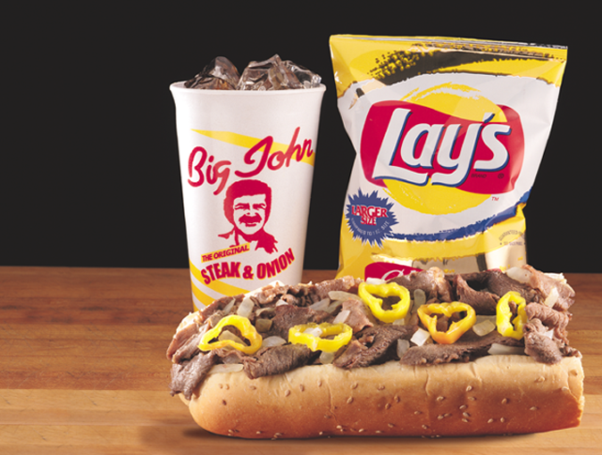Order 6" Steak and Cheese Combo food online from Big John's Steak & Onion - Clippert store, Lansing on bringmethat.com