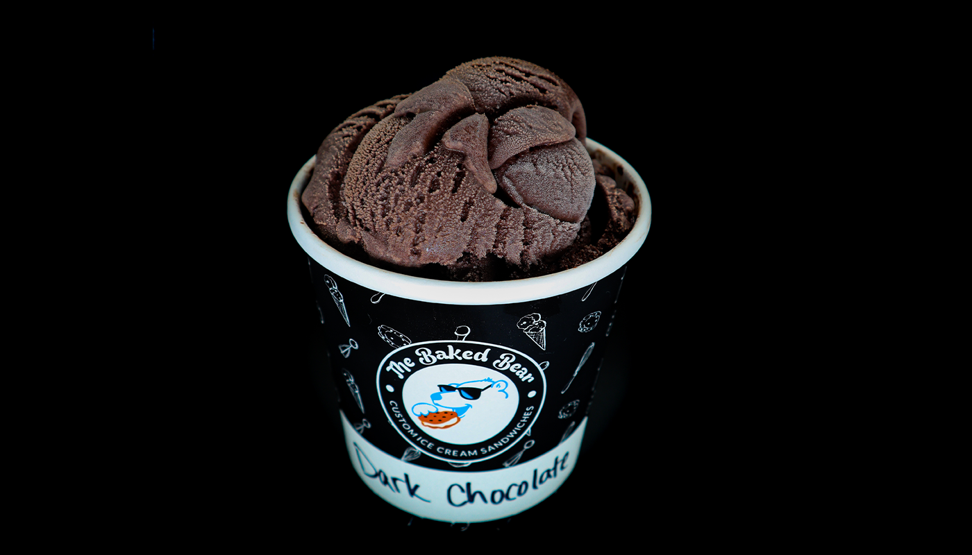 Order Dark Chocolate Pint food online from The Baked Bear store, San Diego on bringmethat.com