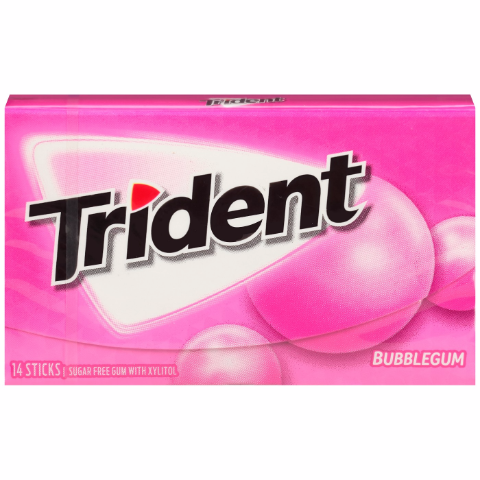 Order Trident Bubblegum Value Pack 14 Count food online from 7-Eleven store, Red Oak on bringmethat.com