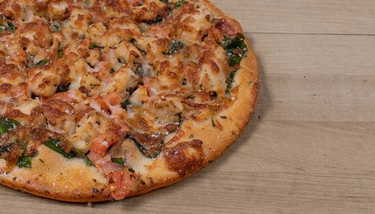 Order 16" Ex-Large Grilled Chicken & Spinach Pizza food online from Amato's store, Scarborough on bringmethat.com