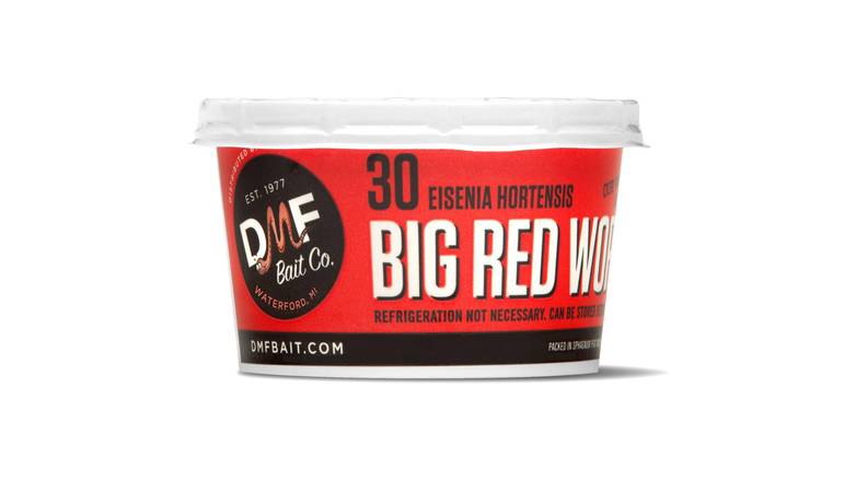 Order Dmf Bait Big Red Worms - 30 Count food online from Trumbull Mobil store, Trumbull on bringmethat.com
