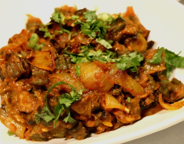 Order 67. Bhindi Masala food online from Darbar fine indian cuisine store, New York on bringmethat.com