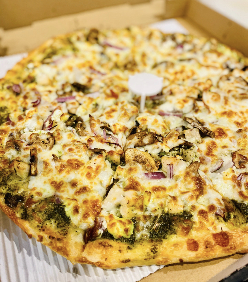 Order Chicken Pesto Pizza food online from Amante Pizza store, Kent on bringmethat.com