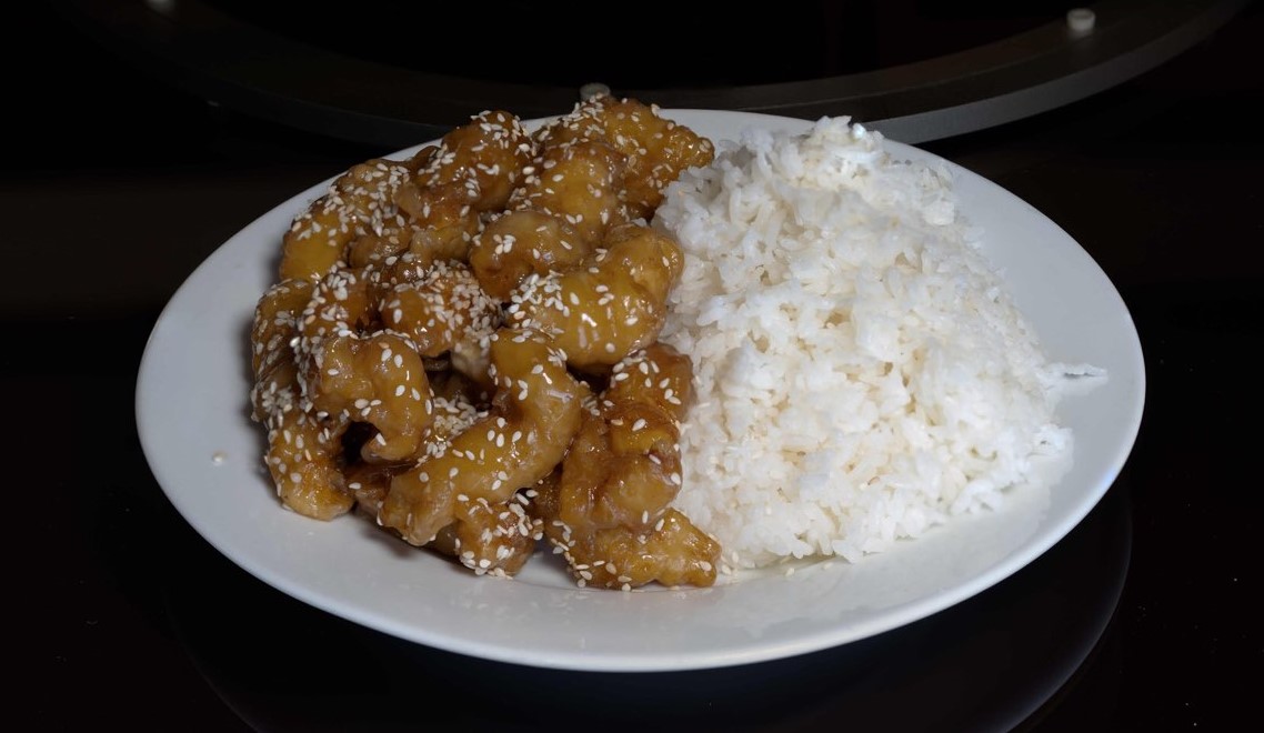 Order C41. Honey Sesame Chicken Value Combo 芝蔴鸡 - 超值餐 food online from China town Restaurant store, Anchorage on bringmethat.com
