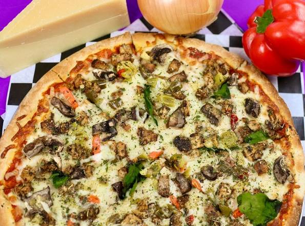 Order Jerk Chicken Supreme Pizza food online from Phlavz store, Orland Park on bringmethat.com