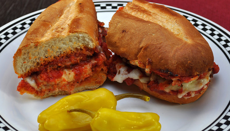 Order Papa Tony's Meatball Sandwich food online from Valentino store, Lincoln on bringmethat.com